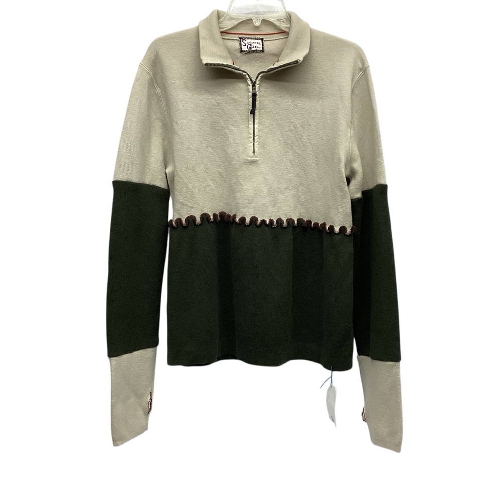 Sweater Girl NWT Recycled Zip Neck Sweater Misses size L